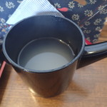 炭焼豚丼 空海 - 蕎麦湯