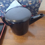 炭焼豚丼 空海 - 蕎麦湯