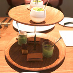 二段仕立てのアミューズ