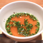 Point - 白魚のロワイヤル　玉ねぎのコンソメ