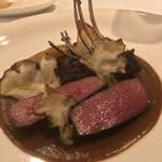 カーサ・デル・チーボ - 青森県産 野ウサギ背肉のアッロースト そのスーゴとポルチーニ茸のソース