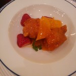 萬珍樓 - 大山鶏のオレンジソース煮