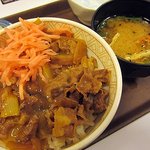 Sukiya - 牛丼並・玉子セット380円