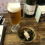 郡八 - 限定30杯のモルツ生夢と本日のお通し❗️