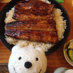 うなぎ和食処 すみの坊 - 並うな丼ごはん大盛 Grilled Eel Rice Bowl L at Suminobo, Taisha-mae, Mishima！♪☆(*^o^*)