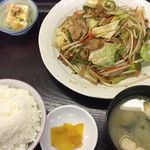 一膳や - 野菜炒め定食730円 