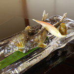 湖里庵 - 琵琶湖の鮎　塩焼き