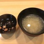 太平寿し - アラの味噌汁