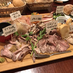 Nikusakaba Bisutoro Otoko Mae - 肉の前菜全部盛り￥980