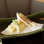 湖里庵 - 鮒寿し挟み揚げ