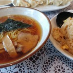 66488594 - ラーメン＆半チャーハン