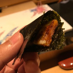 鮓 きずな - 焼き穴子と宮城一番海苔