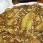 会飯よこ多 - じゃがいものタレ部分が入りきらないので別皿で…。