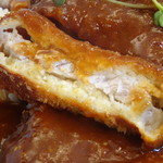 ギャラリー杏 - デミグラスソースかつの断面