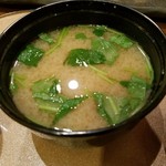 礎 - 味噌汁