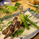 あまごの塩焼き