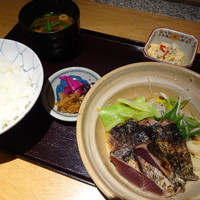 土佐料理 司 高知本店 - 鰹たたき定食(1,300円)