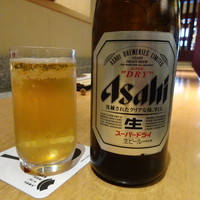 土佐料理 司 高知本店 - スーパードライ(580円)