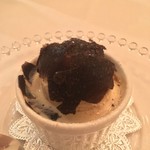 レストラン コーイン - 黒トリュフのクレームブリュレ