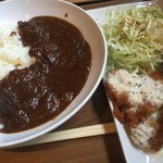 ぢょいふる - チキン南蛮&カレー（￥850）