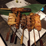 寧寧家 山形大野目店 - 串焼きの盛り合わせ 7種