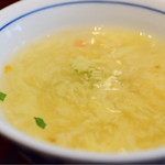 陳麻婆豆腐 - 陳麻婆豆腐セット@税込1,330円：セットのスープ