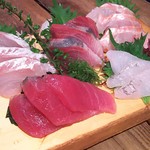 おらい - 刺身４点盛り(３人前)