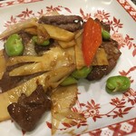 SEN YO - 蝦夷鹿とマコモのオイスターソース炒め