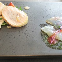 IL PINOLO 銀座 - 本日の前菜2種盛り合わせ