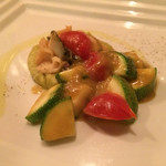 チベッタ - 鮑を使った料理。プリプリの歯応え^^