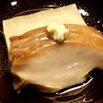 すし処 みや古分店 - 三重マダカあわびの蒸しあわび、大根