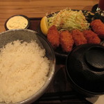 Ichi - カキフライ定食　700円