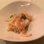 チベッタ - 小海老の素揚げがトッピングされたリゾット