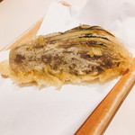 手打うどん 長谷沼 - なす天 130円