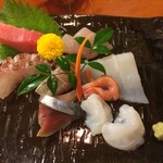 ふく鮨 - 刺身盛り合わせ