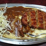 インディアンカレー - ハンバーグカレー とろーりチーズトッピング