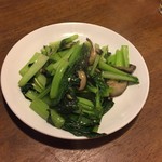 中華料理　西遊記 - 170425青菜と椎茸炒め680円