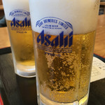 荒船の湯 - 生ビール中ジョッキ600円