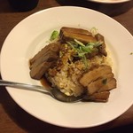 中華料理　西遊記 - 170425豚角煮チャーハン780円