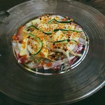 ダイニングキッチン チドリ - ▲五島列島の鯛のカルパッチョ