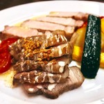 ダイニングキッチン チドリ - ▲宮城県産32℃豚のロースト 手前カルビ部