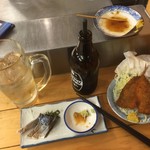 晩杯屋 - 170331金　東京　晩杯屋大山店　一人飲みの風景