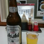 餃子の王将 - 瓶ビール大ヽ(*´▽)ノ♪