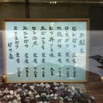 とんかつ かつ壱 - 地上にあるメニュー