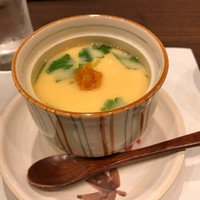 あなごと日本酒 なかむら - 穴子と梅の茶碗蒸し
