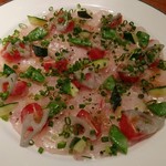 ラ・ボンヌ・パレット - メジナのカルパッチョ