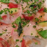 ラ・ボンヌ・パレット - メジナのカルパッチョ