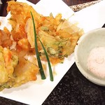 九州ダイニング さくらみち - 桜海老のかき揚げ