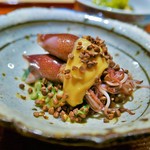 富小路 やま岸 - ホタルイカ蕎麦の実