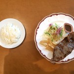 レストラン 愛 - サーロインステーキセット(150g)